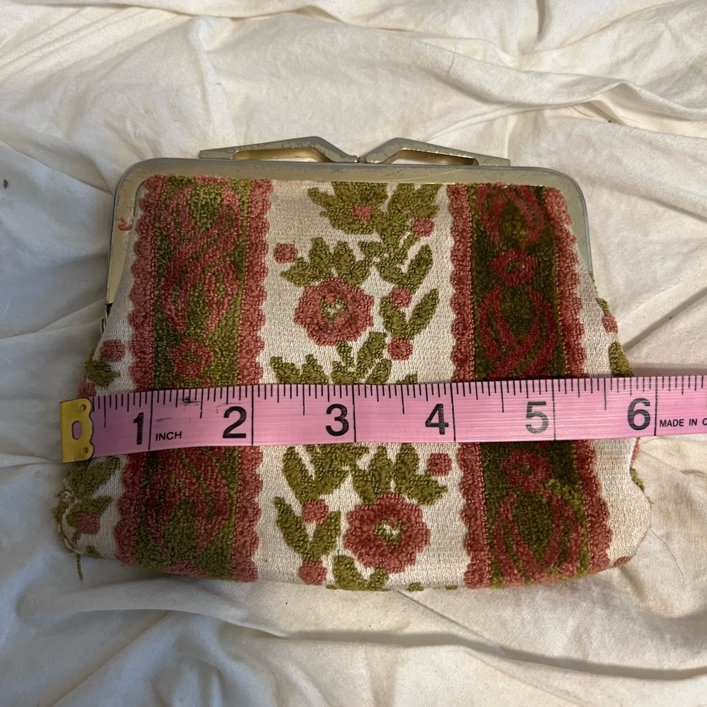 Vintage embroidery pouch